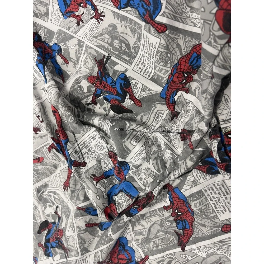 Pottery Barn Kids Marvel Duvet Cover Full/Queen And Grey Comic Strip